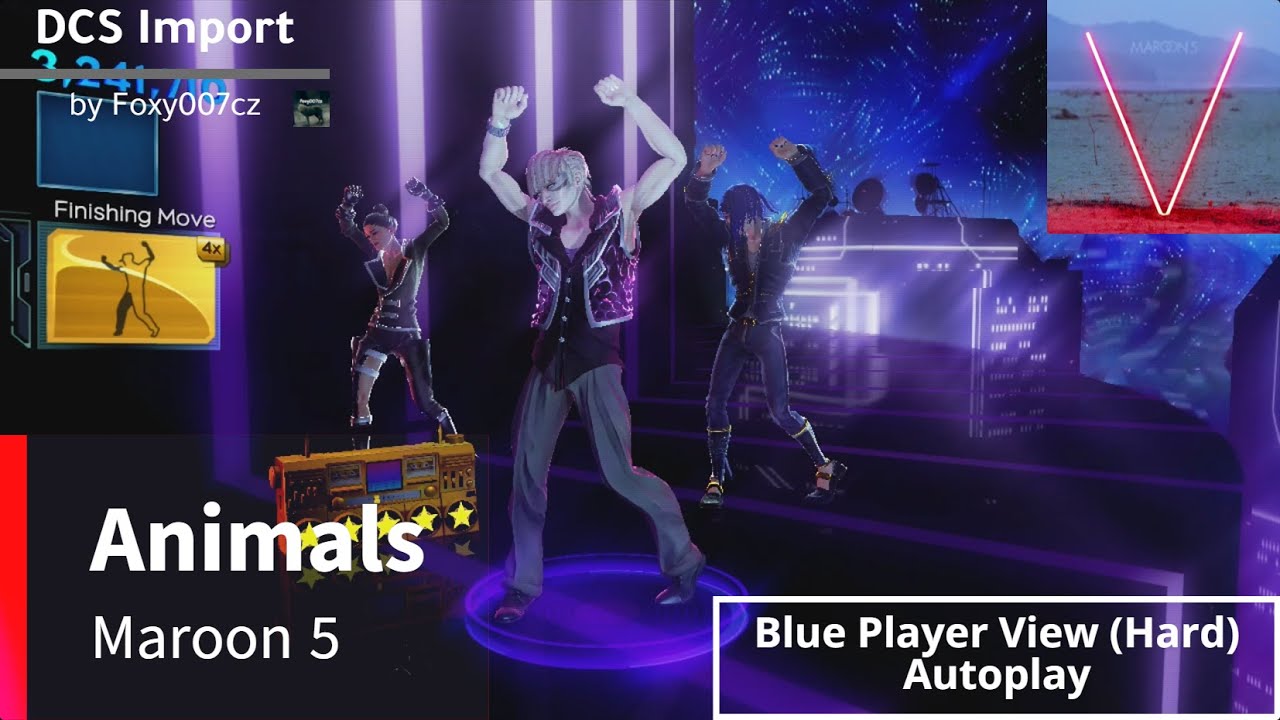 Dance Central 3 | Animals - Maroon 5 (Blue Player View) (Autoplay)
