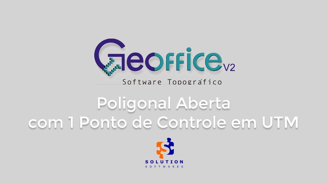 1 - Poligonal Aberta com 1 Ponto de Controle em UTM