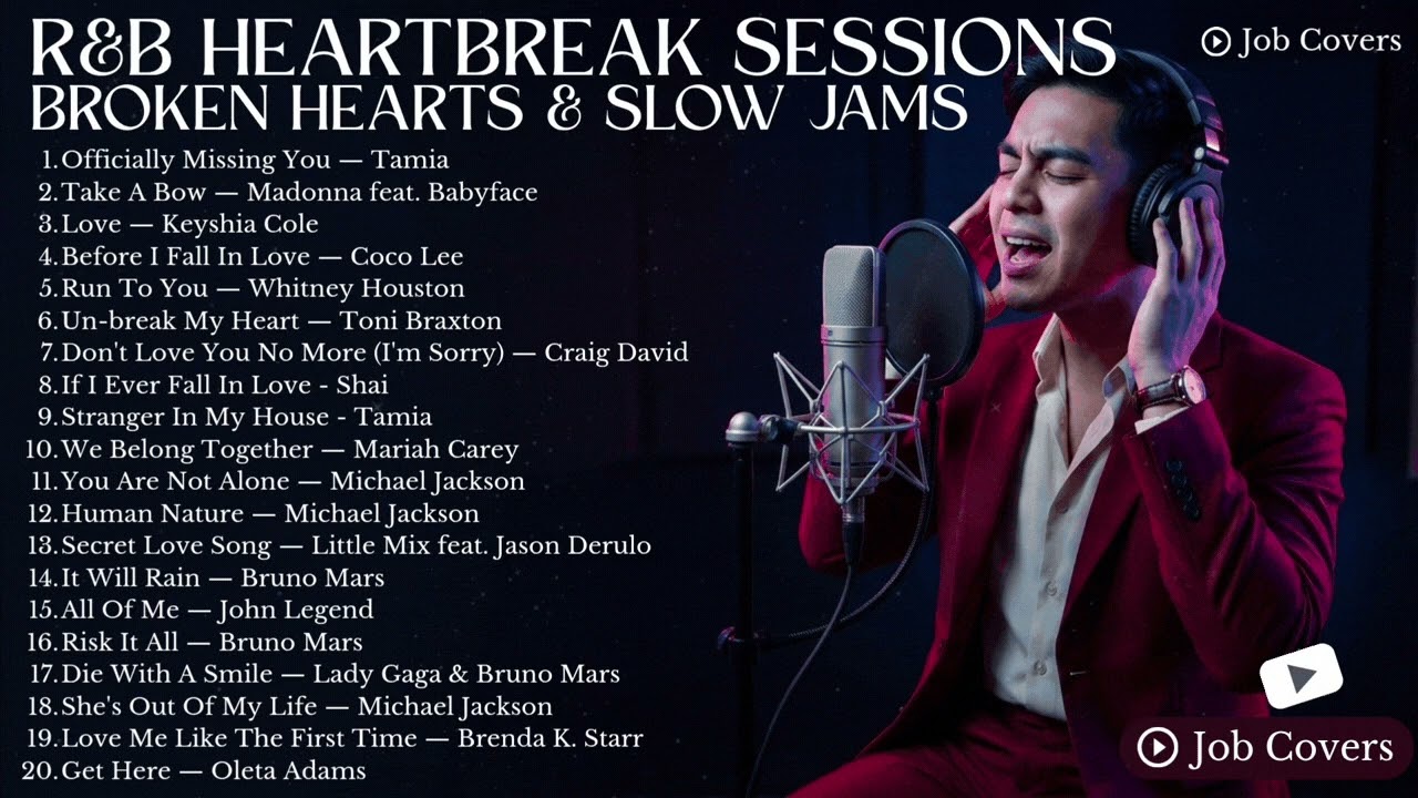 💔🎙️ R&B Heartbreak Sessions: Broken Hearts & Slow Jams - Job Covers