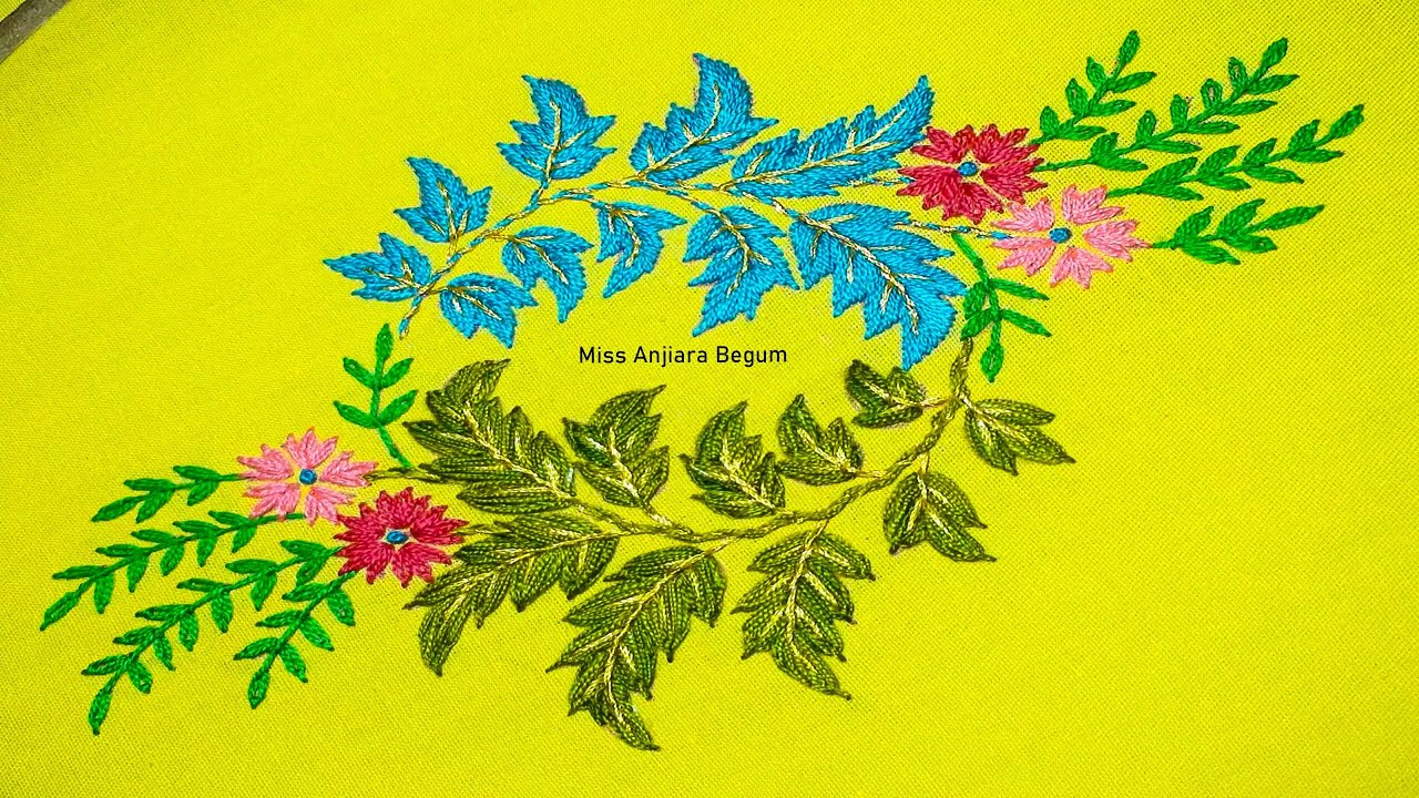 Hand Embroidery Cushion Cover Design