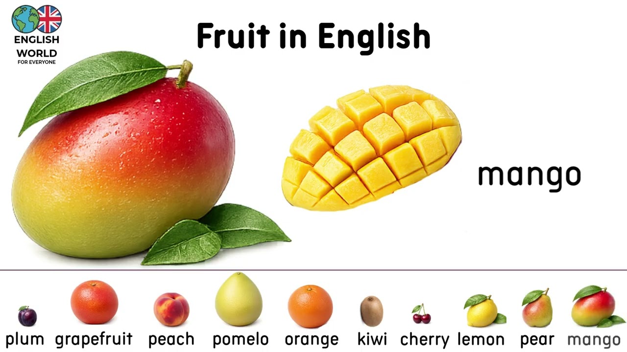 20 Fruit in English