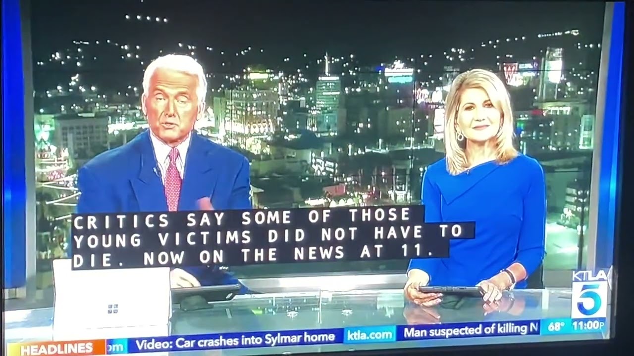 KTLA 5 News at 11pm Sunday open July 17, 2022