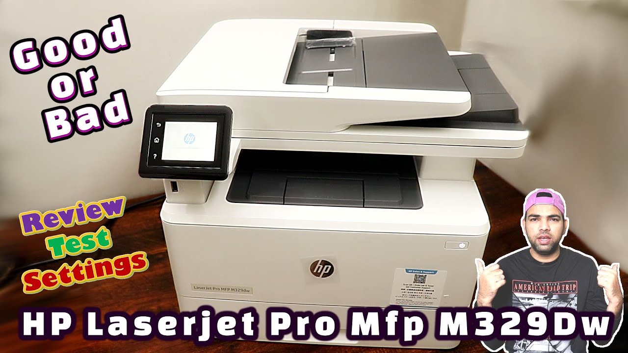HP Laser Jet Pro Mfp M329Dw All In One Laser Printer Review Test | Wireless Monochrome Laser Printer