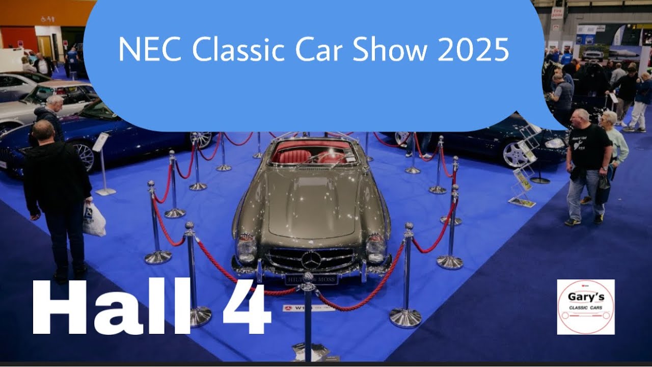 Зал 4, выставка классических автомобилей NEC, ноябрь 2025 г.