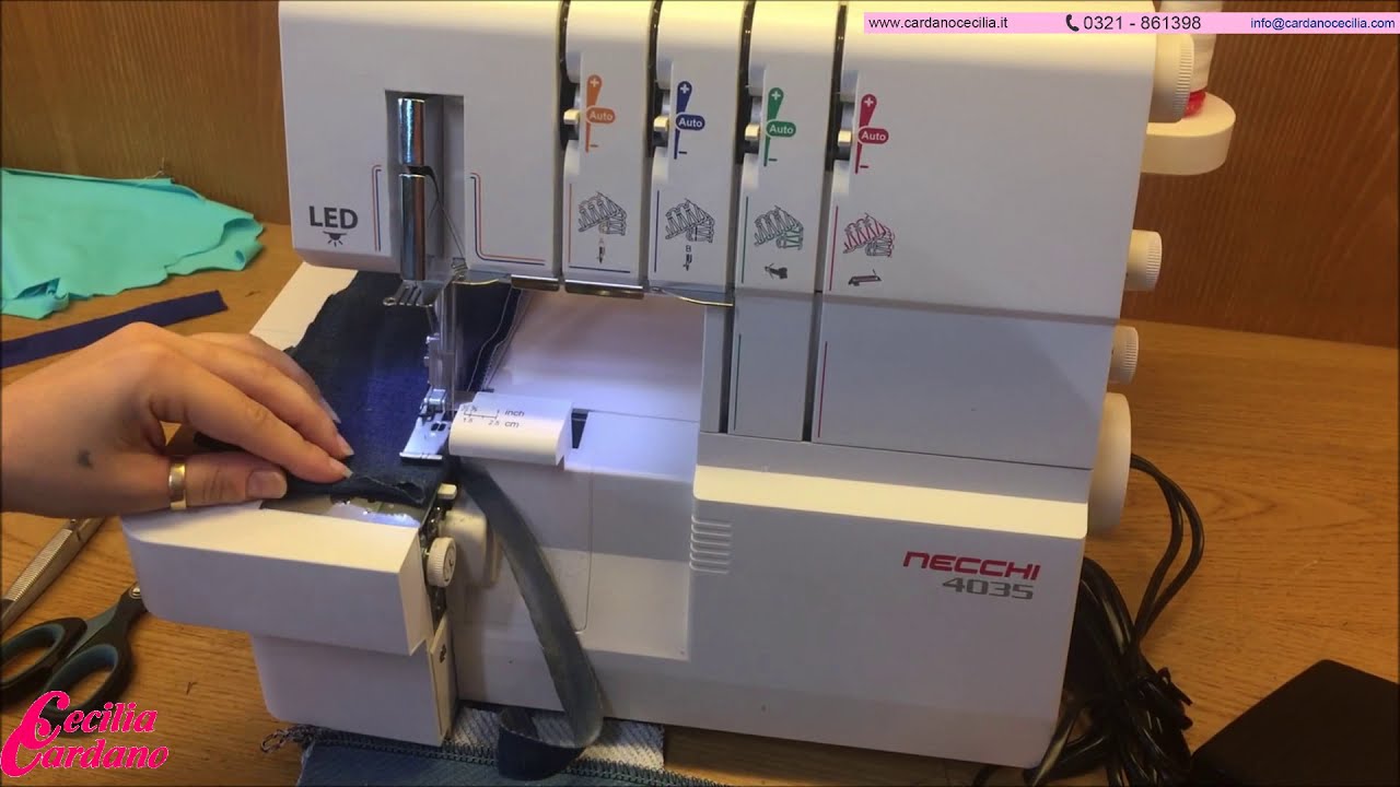 Tutorial Tagliacuci Necchi 4035