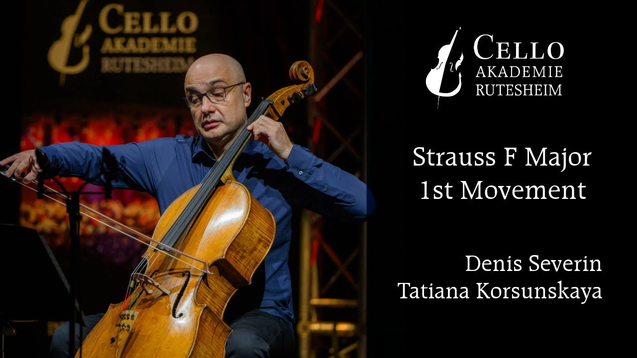 Strauss: Cello Sonata F major – Allegro (1) | Denis Severin & Tatiana Korsunskaya