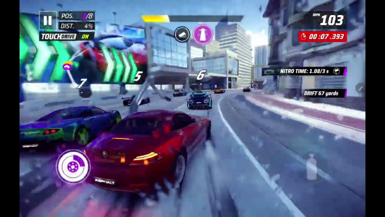 Asphalt legends unite 120hz gameplay