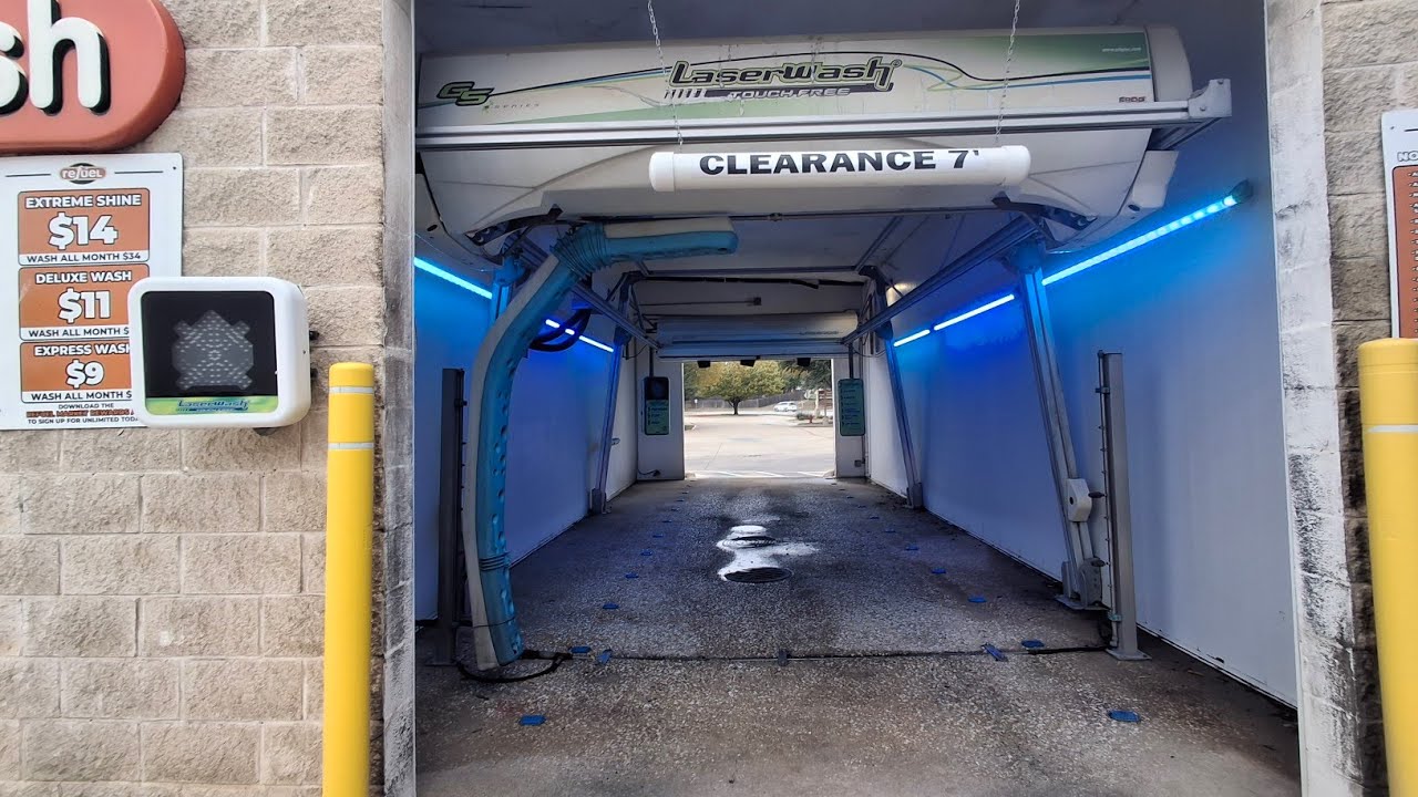 (Sus) PDQ Laserwash G5s At Shell Gas Station In RoundRock Texas 