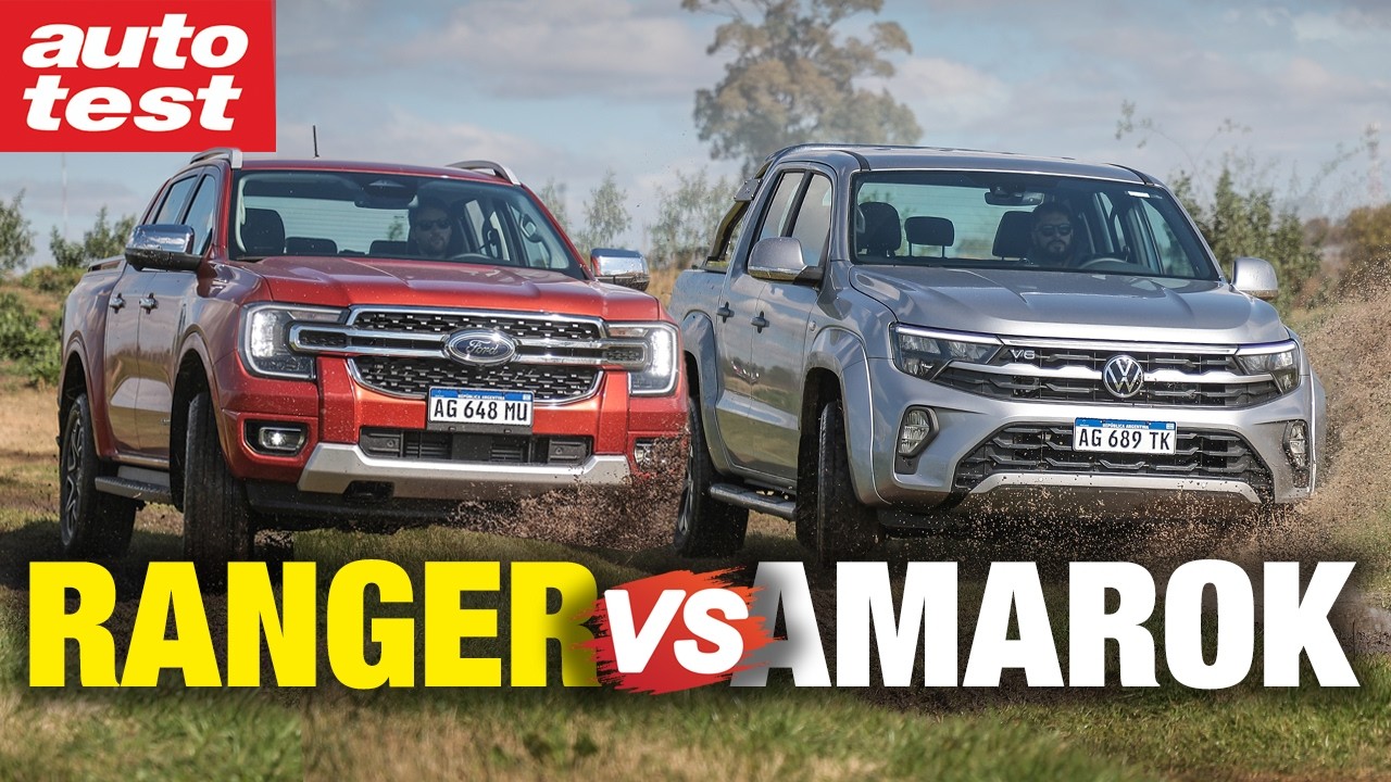 Comparativo VW AMAROK vs FORD RANGER, dos V6 frentre a frente 🔥