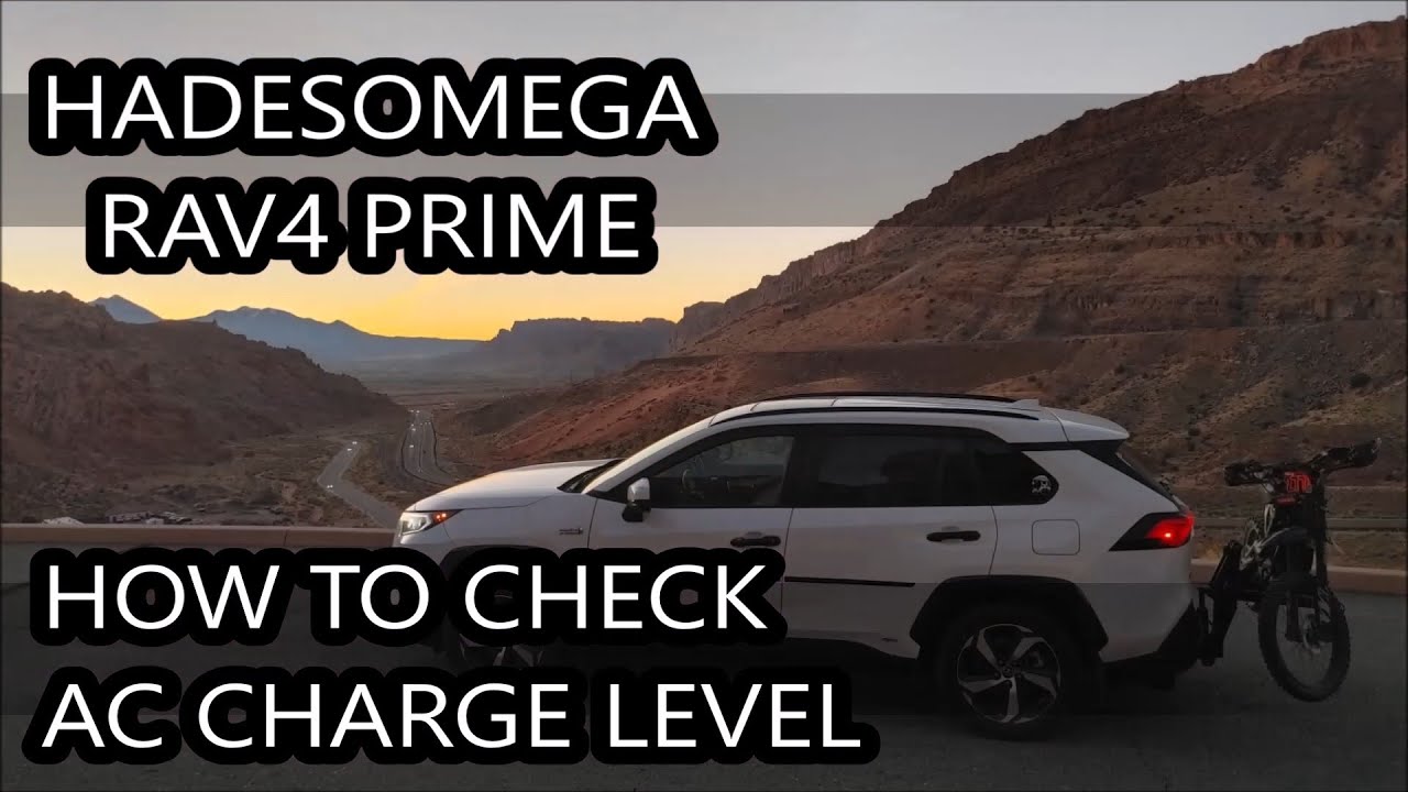 How to:  Check AC Charge on Toyota Rav4 Prime