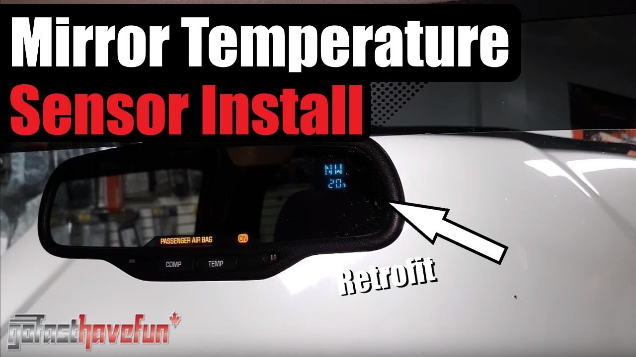 Gentex Mirror Temperature Sensor Install (Part Number: 15047946) | AnthonyJ350