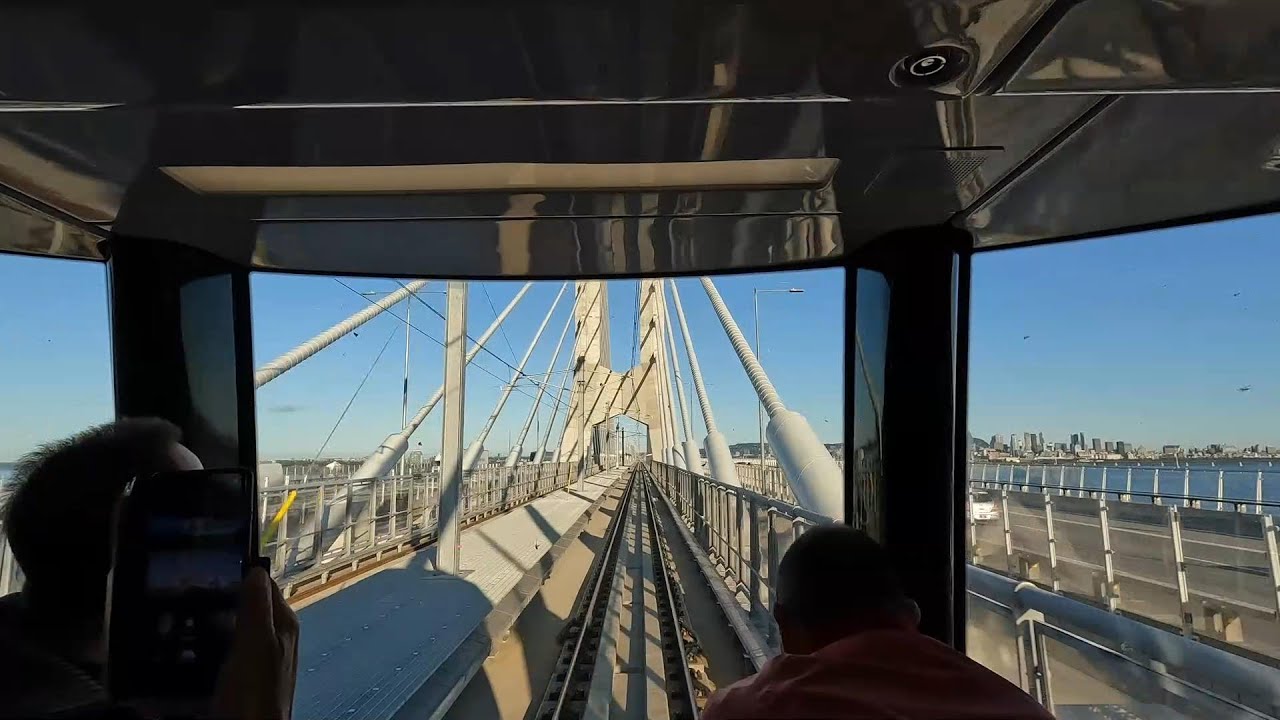 Trajet du REM de Montréal entre Brossard et Gare centrale de Montréal