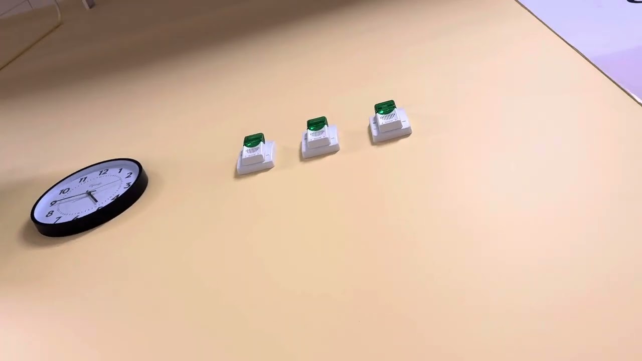 3 Gentex Commander 3 with Green Strobe (Left one is going off)