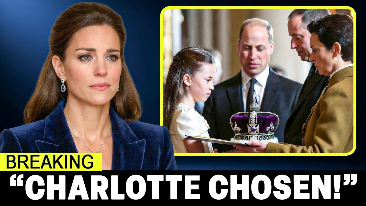 3 MIN AGO: Princess Charlotte CHOSEN To Carry Catherine's Crown At Coronation