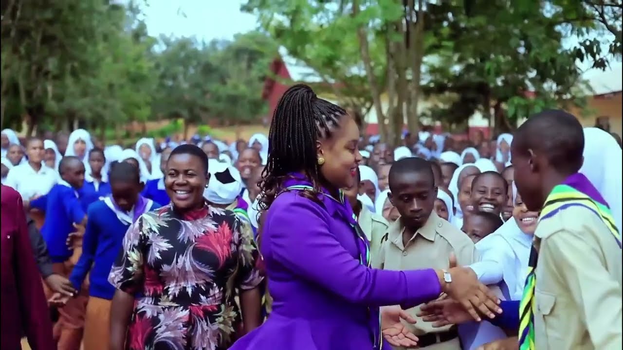 Jokate Mwegelo at Semkiwa School