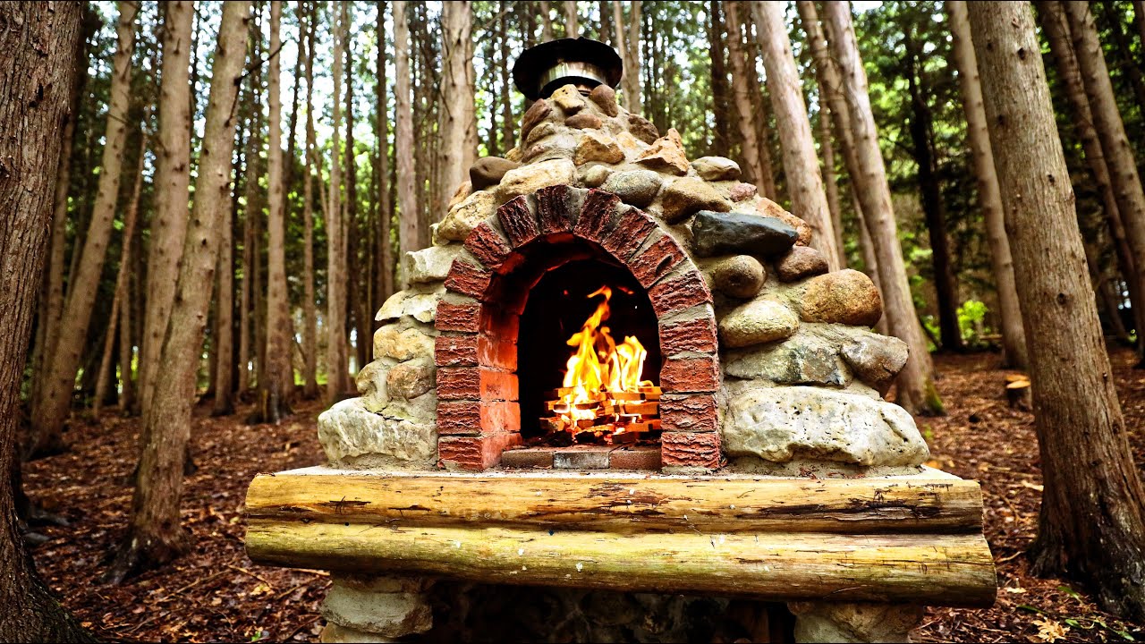 Building a Rock Pizza Oven! (COMPLETE BUILD)