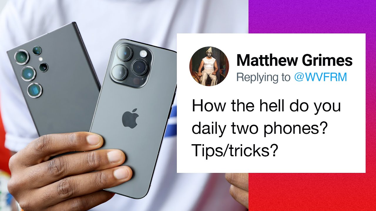 Marques, How do you Use Two Phones?
