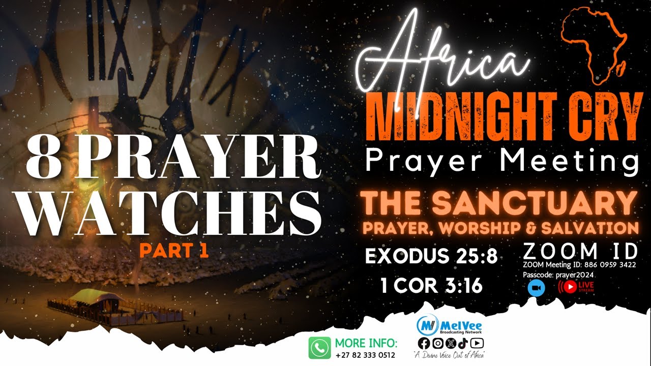 🔴 [LIVE] Africa Midnight Cry Prayer Meeting - 8 PRAYER WATCHES (PART 1) - 8 June 2024