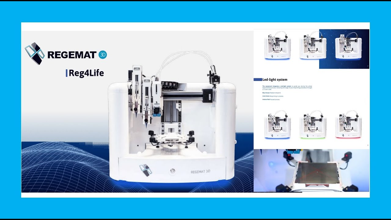 📢 The new REGEMAT 3D bioprinter, the REG4Life  🔬🧫💙