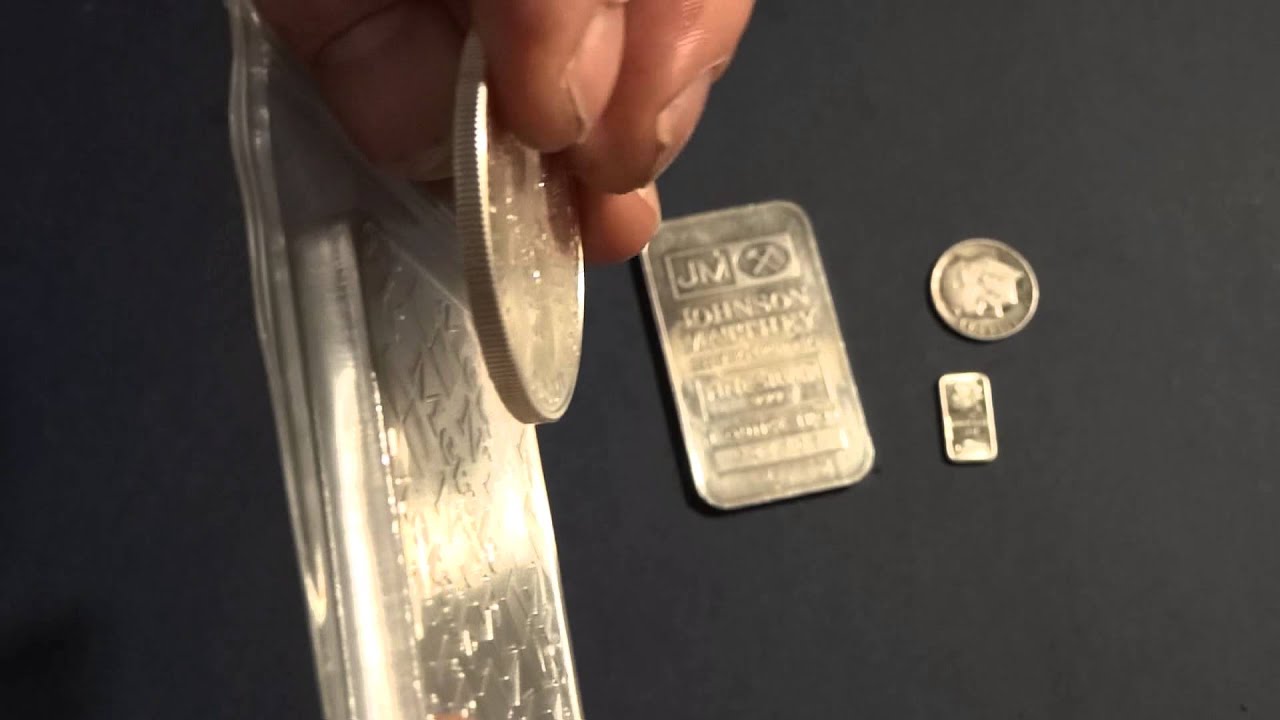 1 gram 1 oz 10 oz silver bars