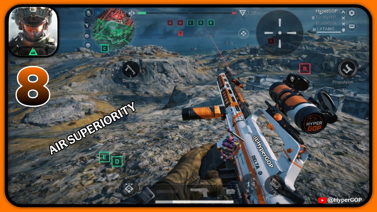 Delta Force Mobile - Air Superiority Gameplay - GT 20 Pro (Android, iOS)