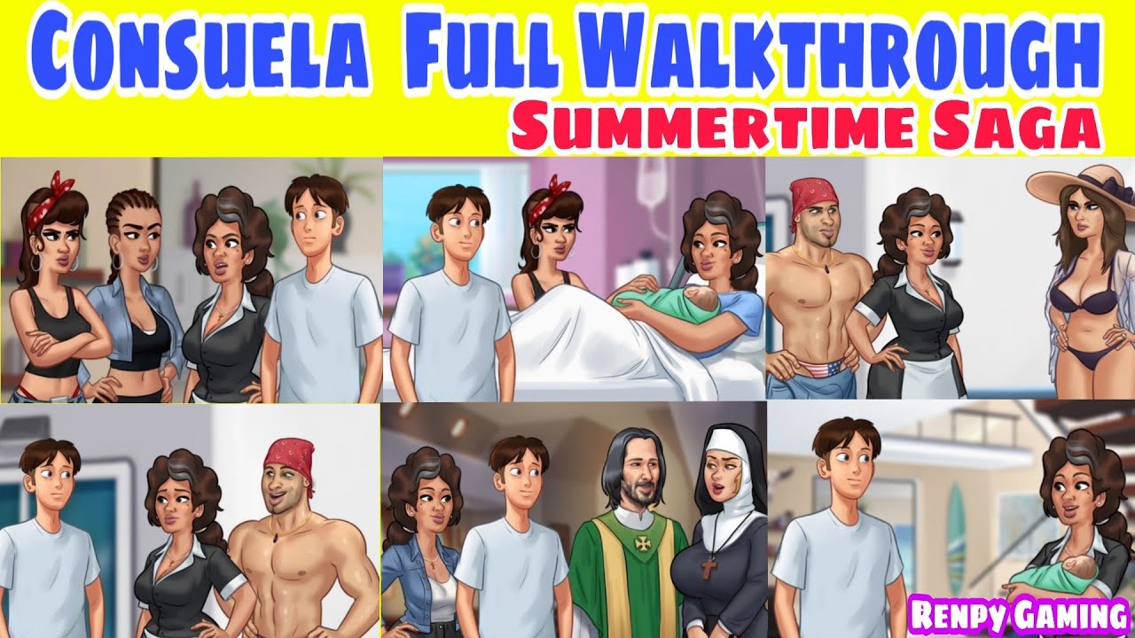 Consuela Full Walkthrough Summertime Saga 0.20.1 || Consuela Complete Storyline