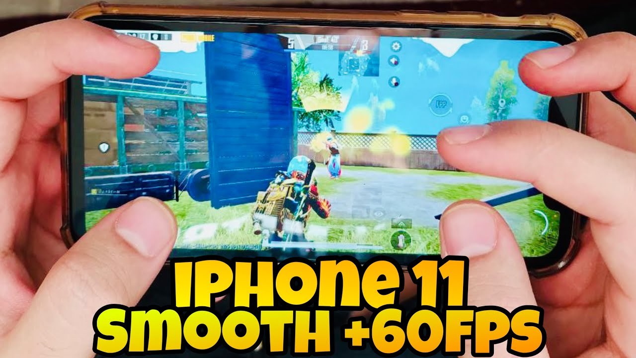 iPhone 11 pubg handcame gameplay 😍| iPhone 11 in update 4.0| best sensitivity for iPhone 11