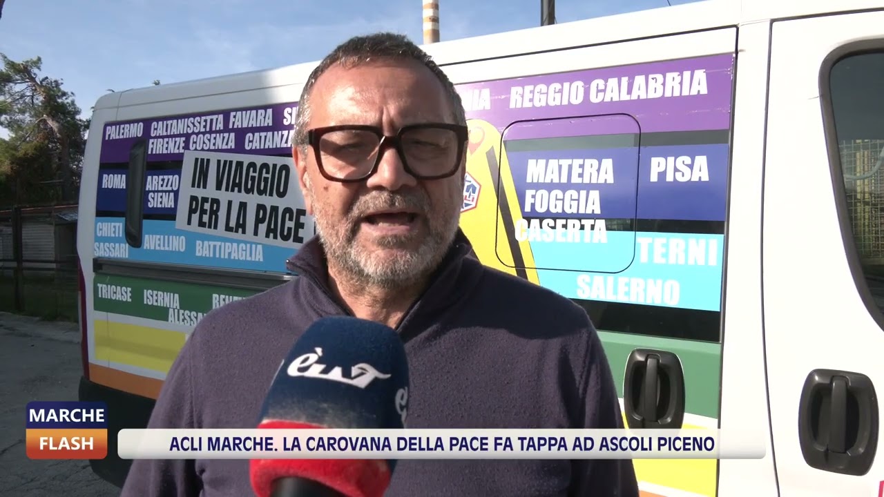 La Carovana della Pace delle ACLI  a Ascoli Piceno