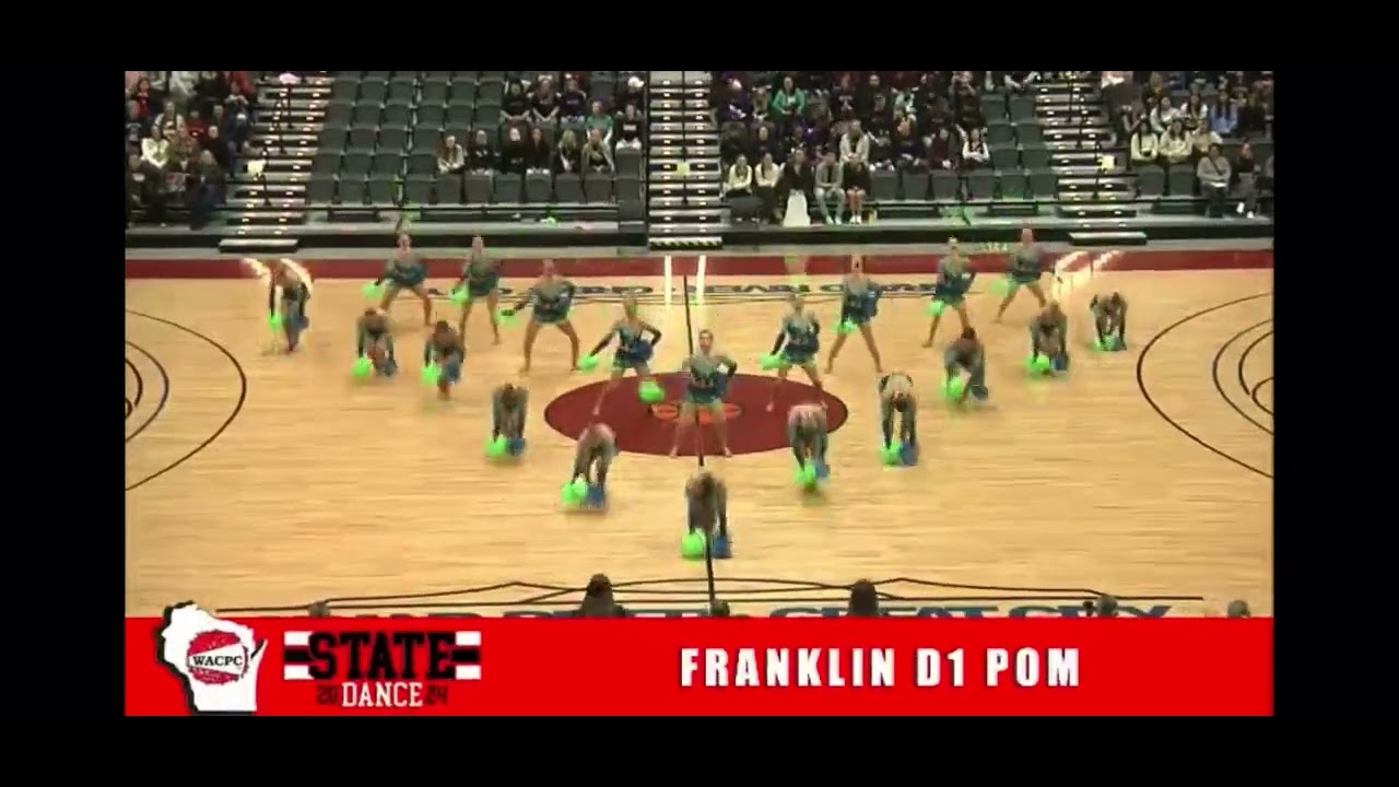 Franklin Varsity Dance Team - Division 1 Pom WACPC State Champion