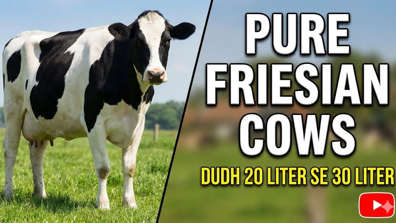 Pure Friesian Cow: 20 Se 30 Liter Dudh Dene Wali Gaaye