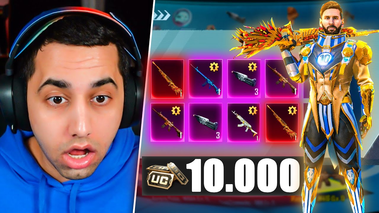 ONLY 10000$ UC 😮 همه ی این اسکین هارو گرفتم