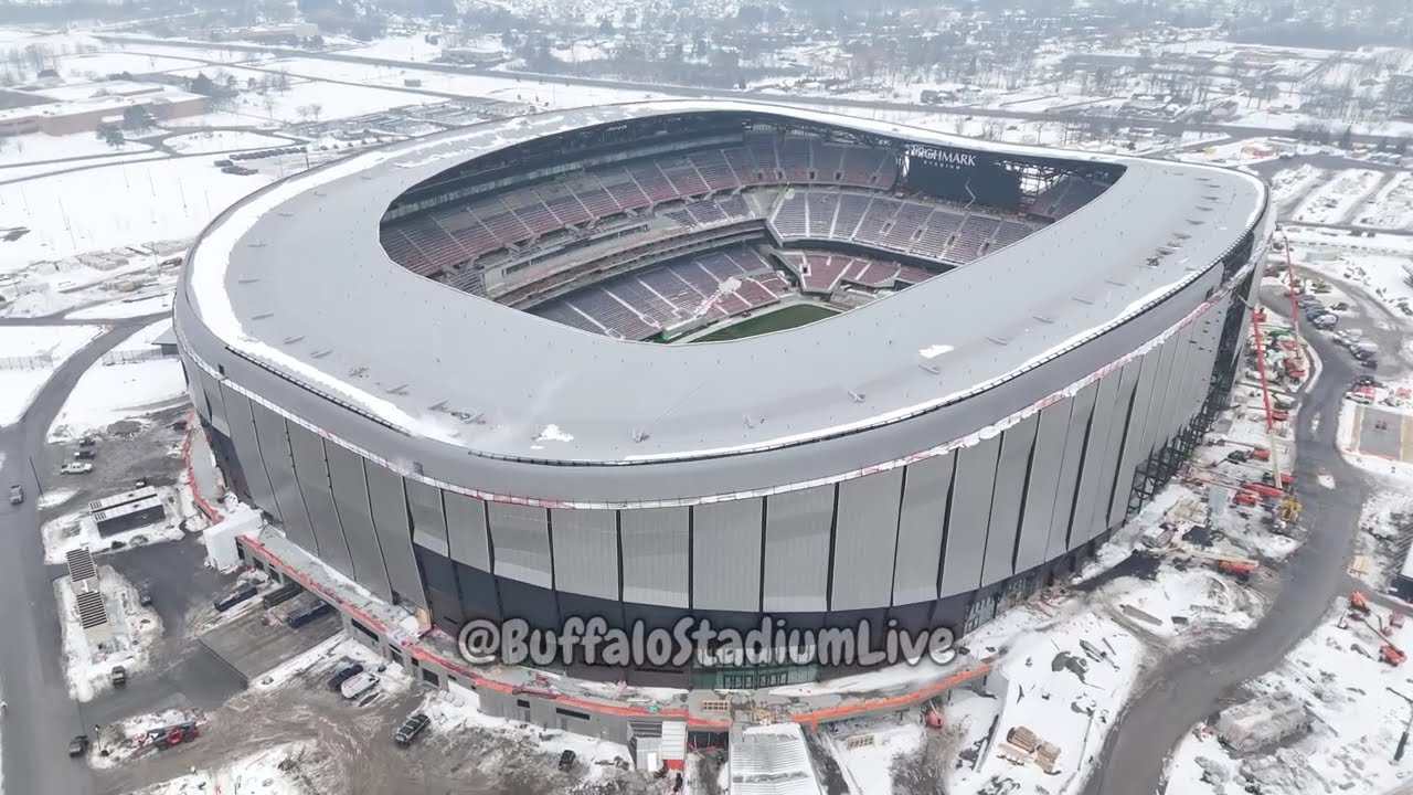 Buffalo Bills HUGE Stadium Update: Snow Everywhere… Field Looks Ready 👀