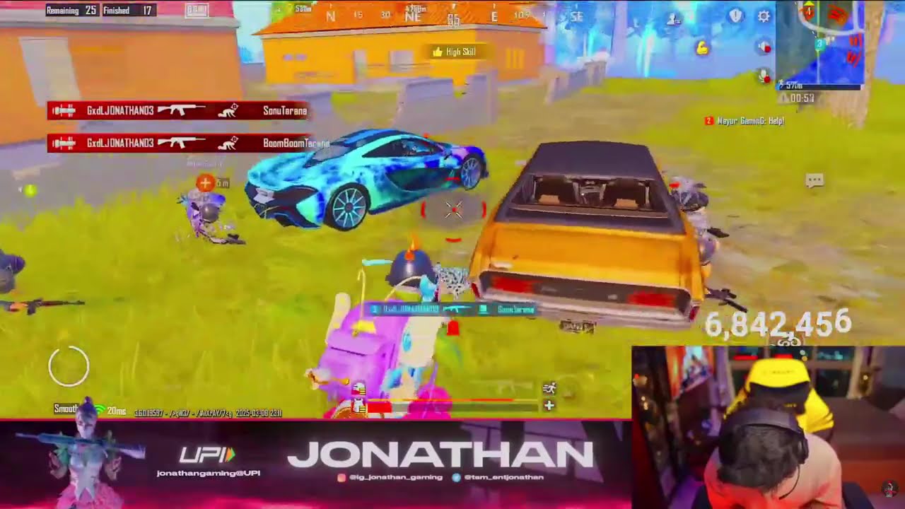 JONATHAN 2 SEC SQUAD WIPE 🤯 JONATHAN VS LOLzZz HIGH KILL CHALLENGE 🔥🥵 @JONATHANGAMINGYT