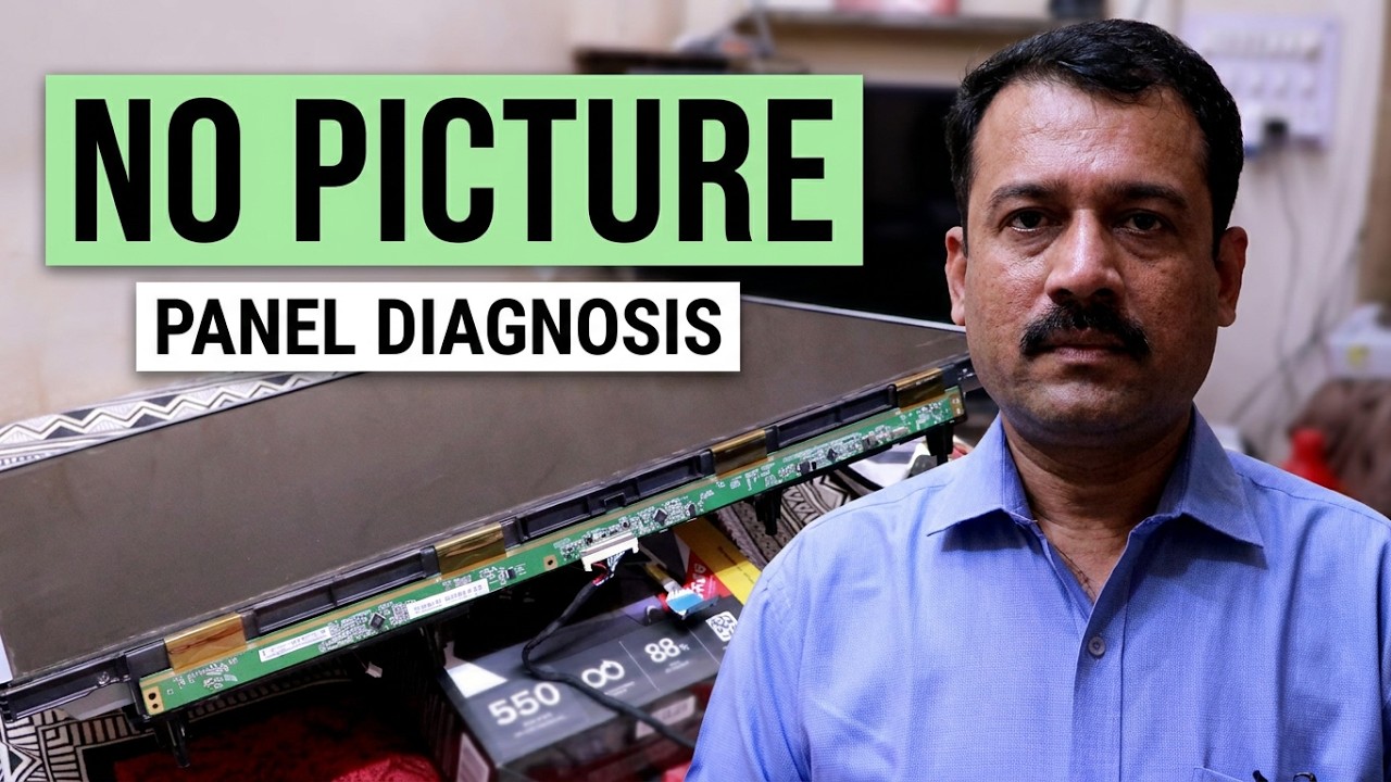 LG 32LN5120 No Picture Repair (Part 1): Panel Diagnosis & Fault Finding