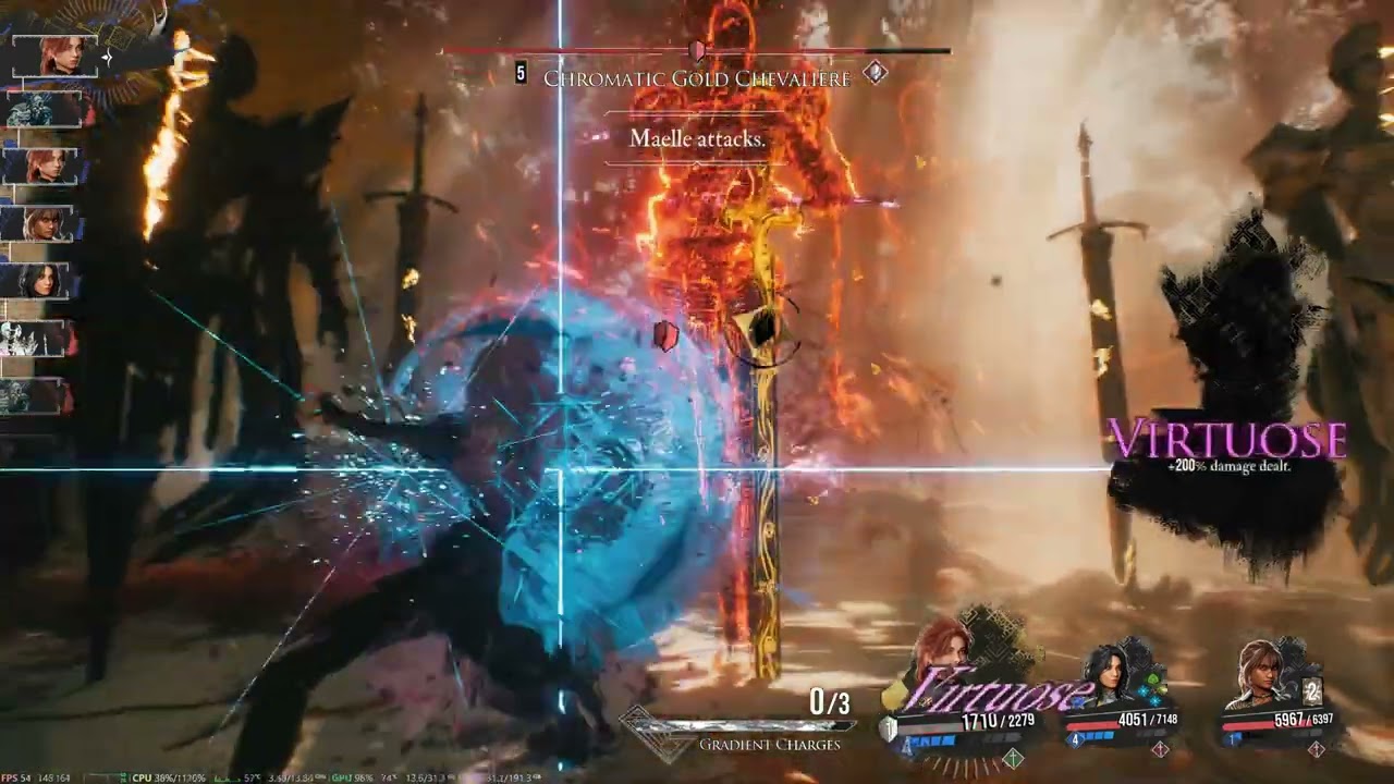 Clair Obscur Expedition 33 - 64 - Crimson Forest Chromatic Gold Chevaliere