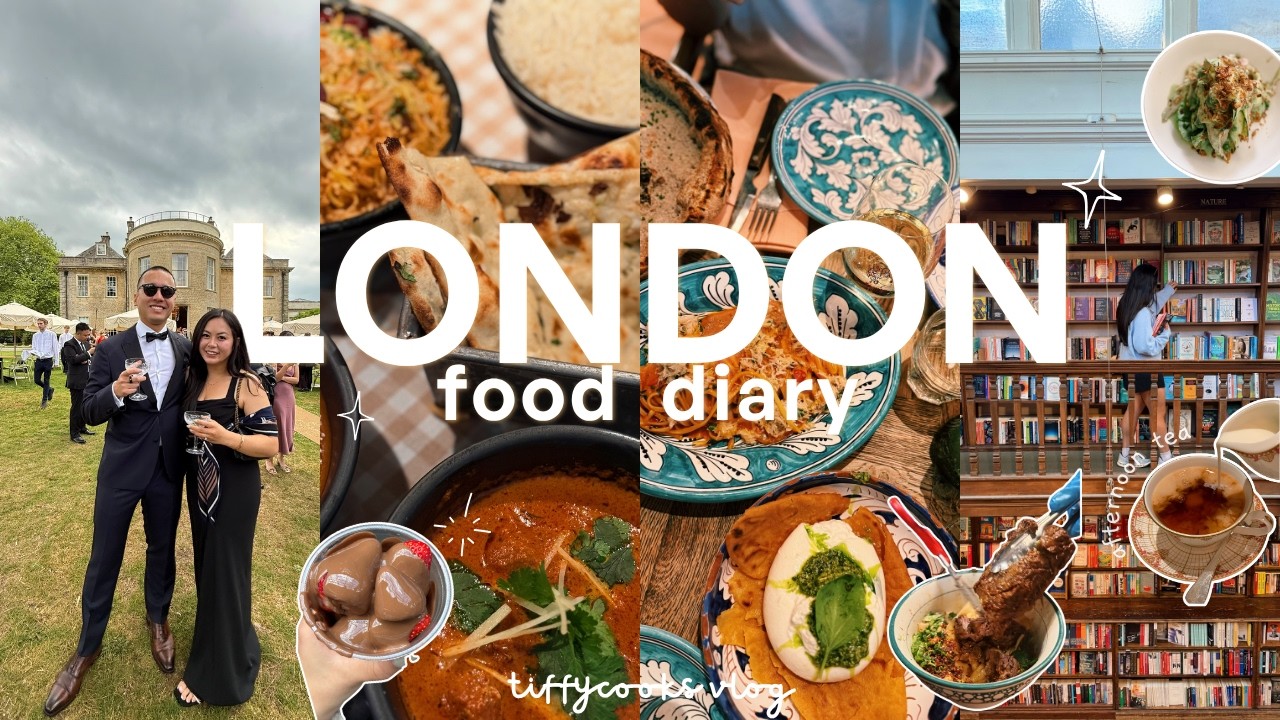 london diaries 🇬🇧 *basically a food vlog* | first time in uk, running on vacation, explore with me