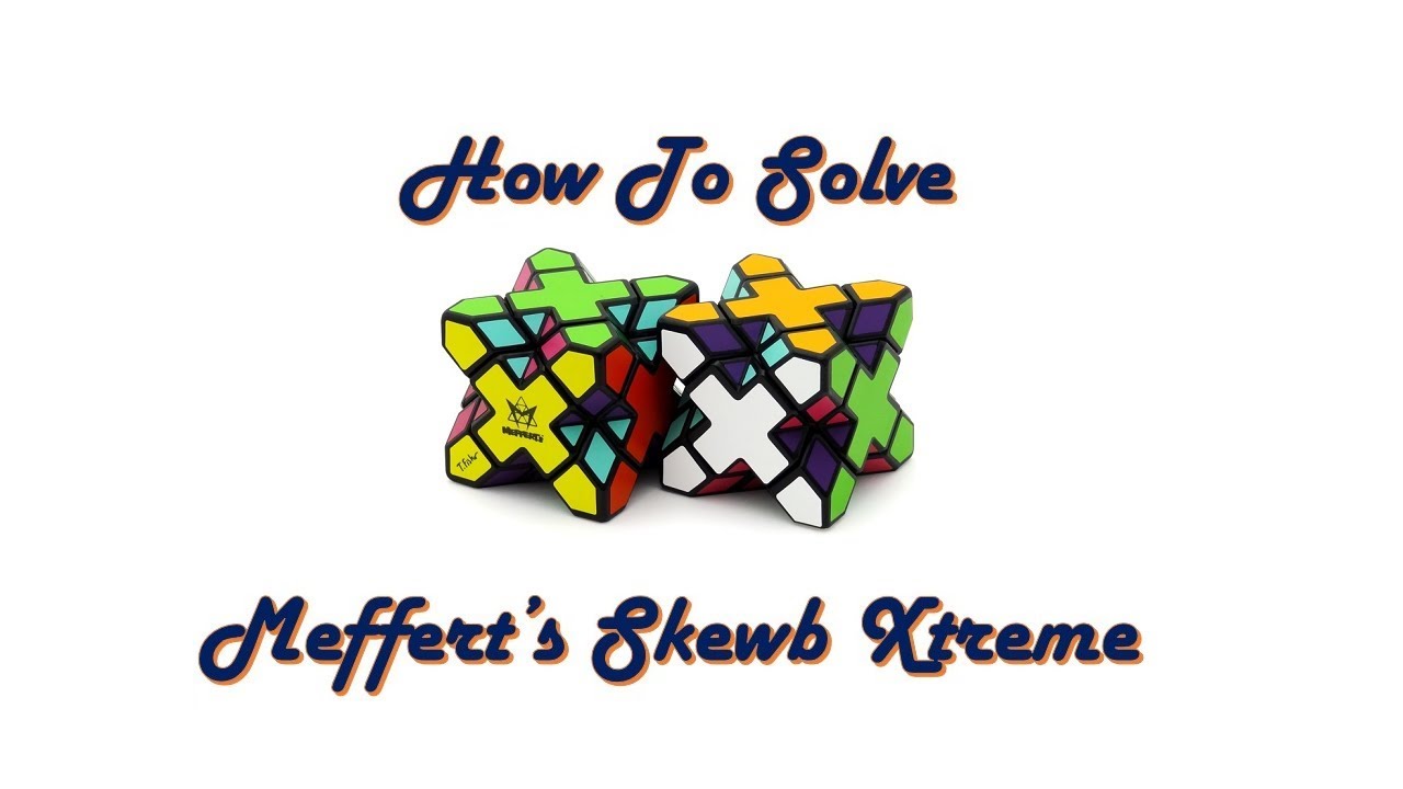 Mefferts's Skewb Extreme Solution With One Algorithm - Skewb Xtreme Solution