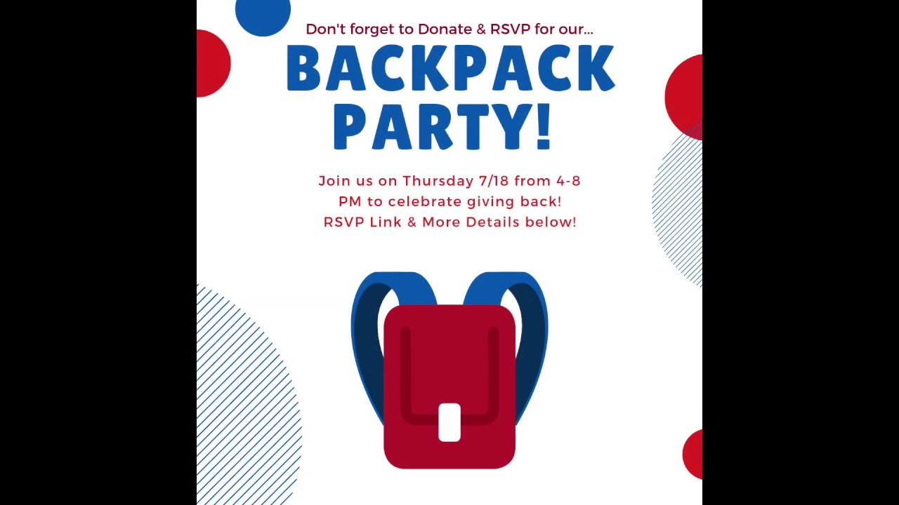 Home Sweet Home by Becky - Backpack Party!