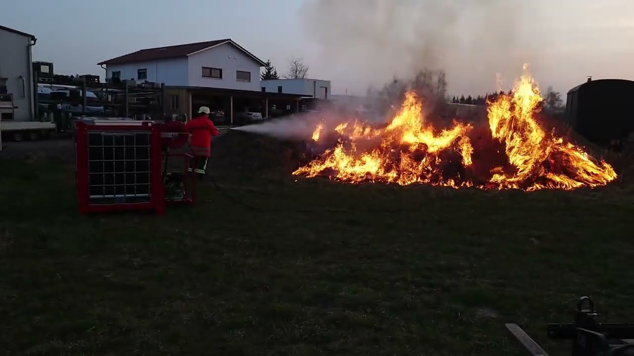 IBC Forest Fire System Flächenbrand Hochdruckaggregat