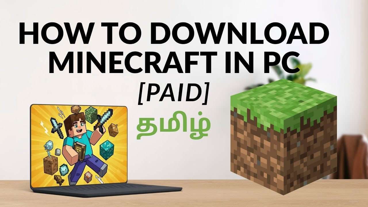How to Install Minecraft on PC in Tamil | Official Method