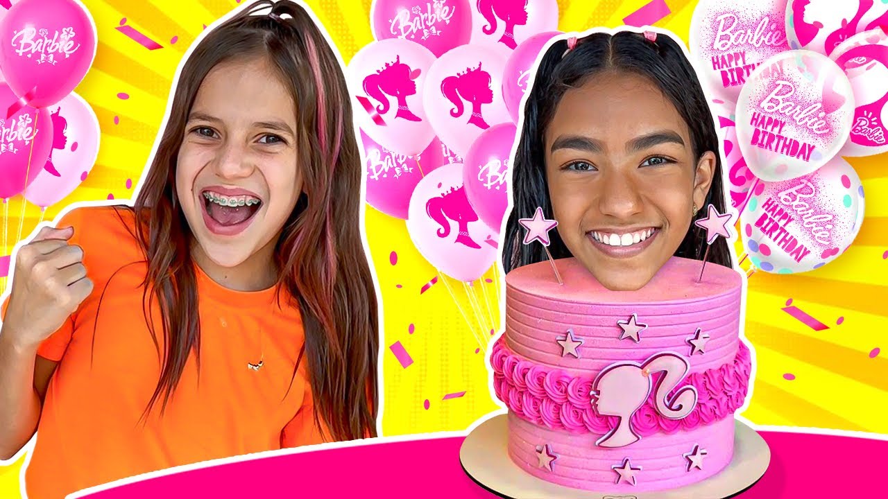 Jéssica e o aniversário Surpresa da Rafaela da Barbie (Happy Birthday Surprise Party