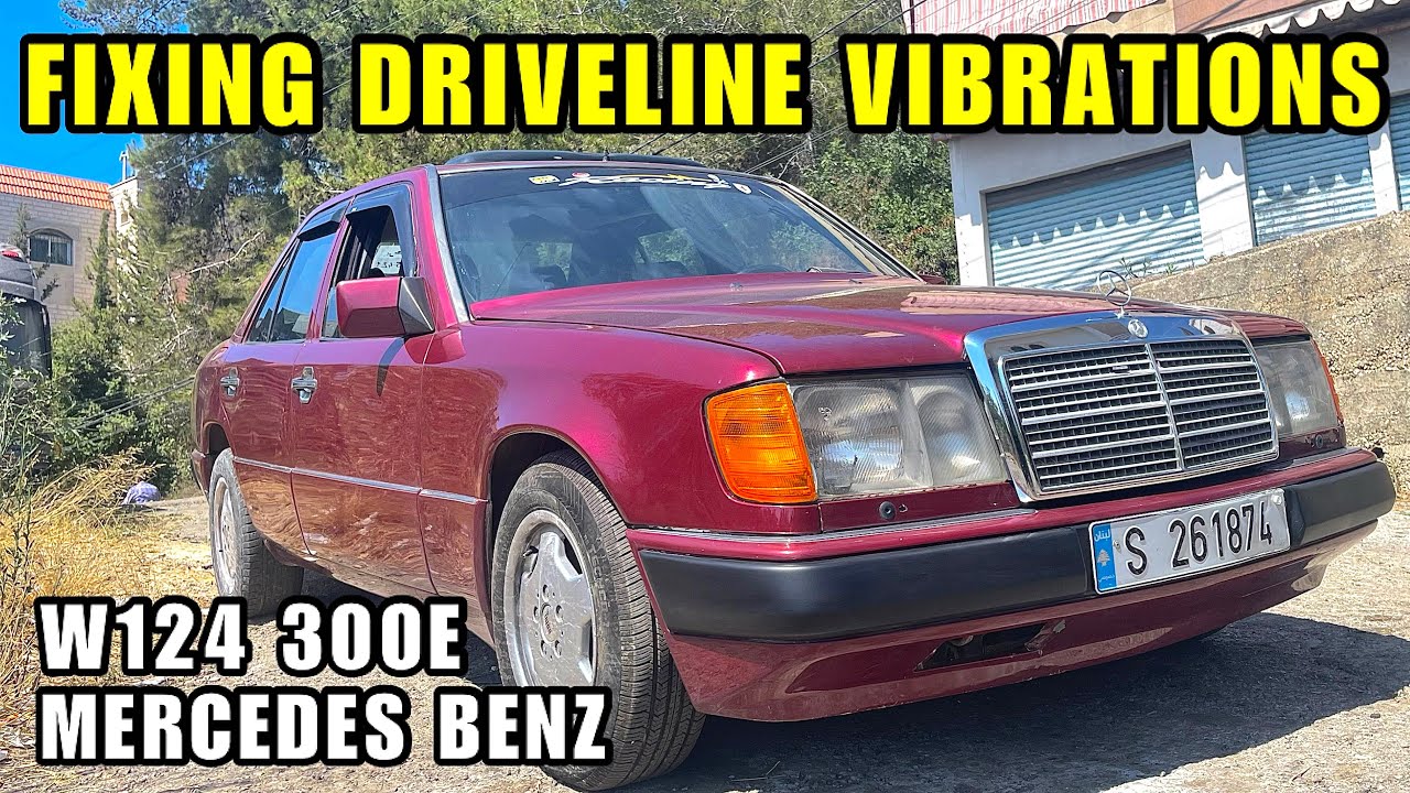How To Fix Driveline Vibration on a Mercedes Benz W124! 