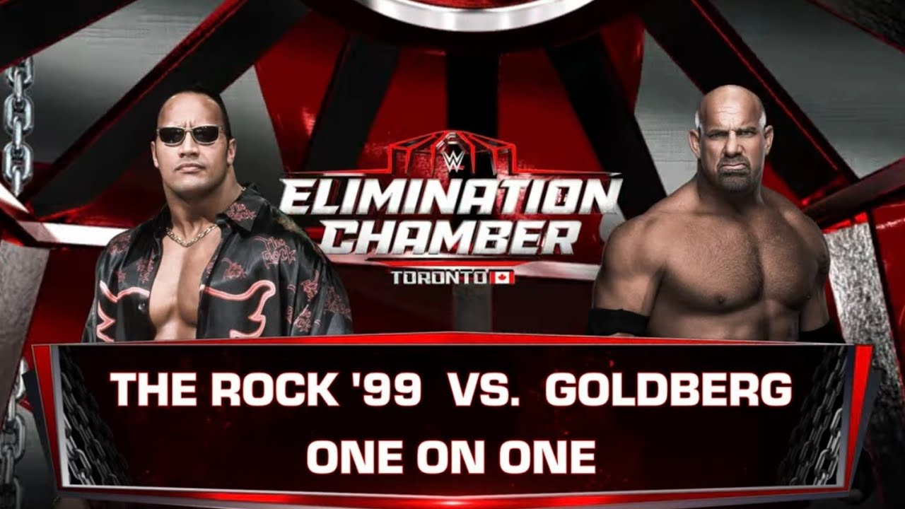 Полный матч - Рок '99 против Голдберга: Одиночный матч на Elimination Chamber | WWE 2k26