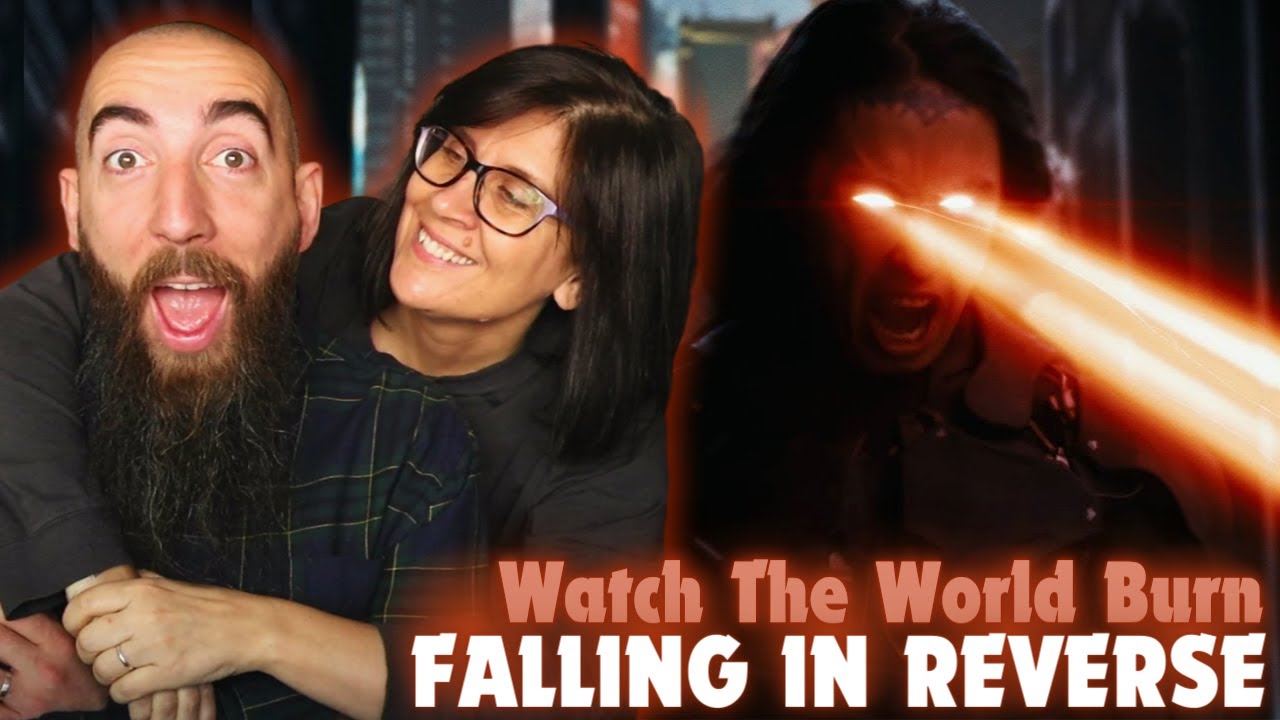 Falling In Reverse - Watch The World Burn (REACTION) with my wife