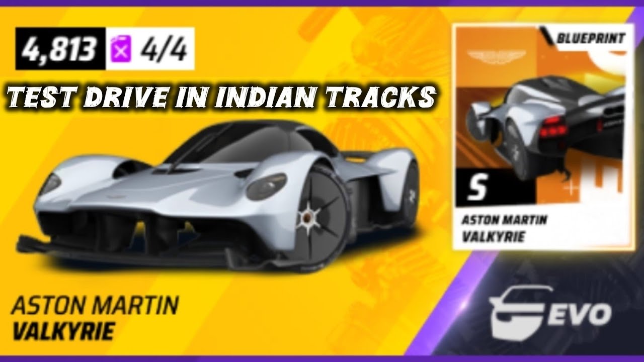 Asphalt 9 Legends Unite • Тест-драйв тюнингованного Aston Martin Valkyrie Evo • Индийские трассы ...