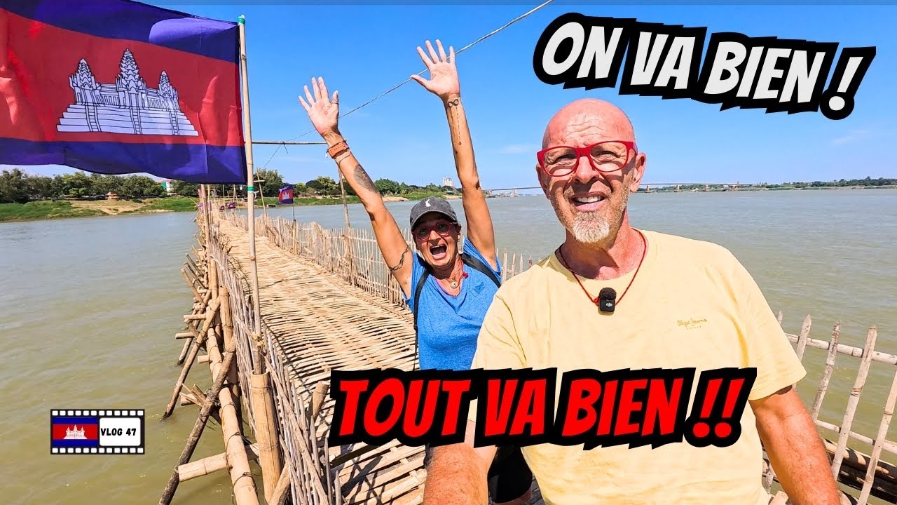 &Agrave; KAMPONG CHAM, ON A LA BANANE ! - CAMBODGE VLOG 47