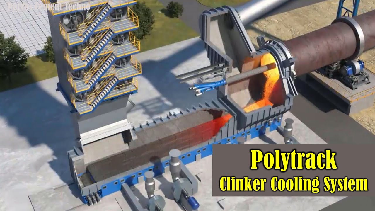 Polytrack Cooler — система охлаждения клинкера на цементном заводе (английская версия)