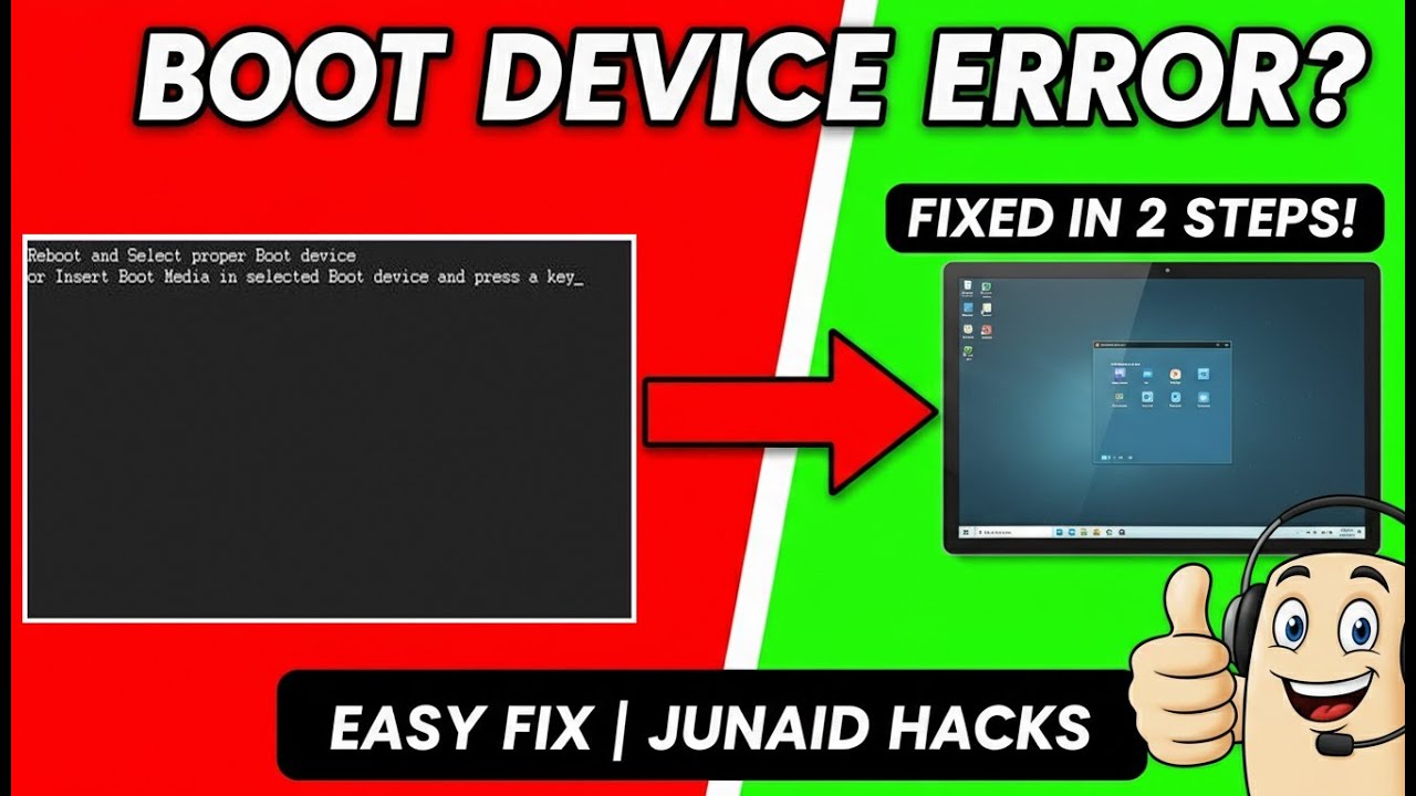 Reboot and Select Proper Boot Device FIXED! (2 Easy Ways 2026)