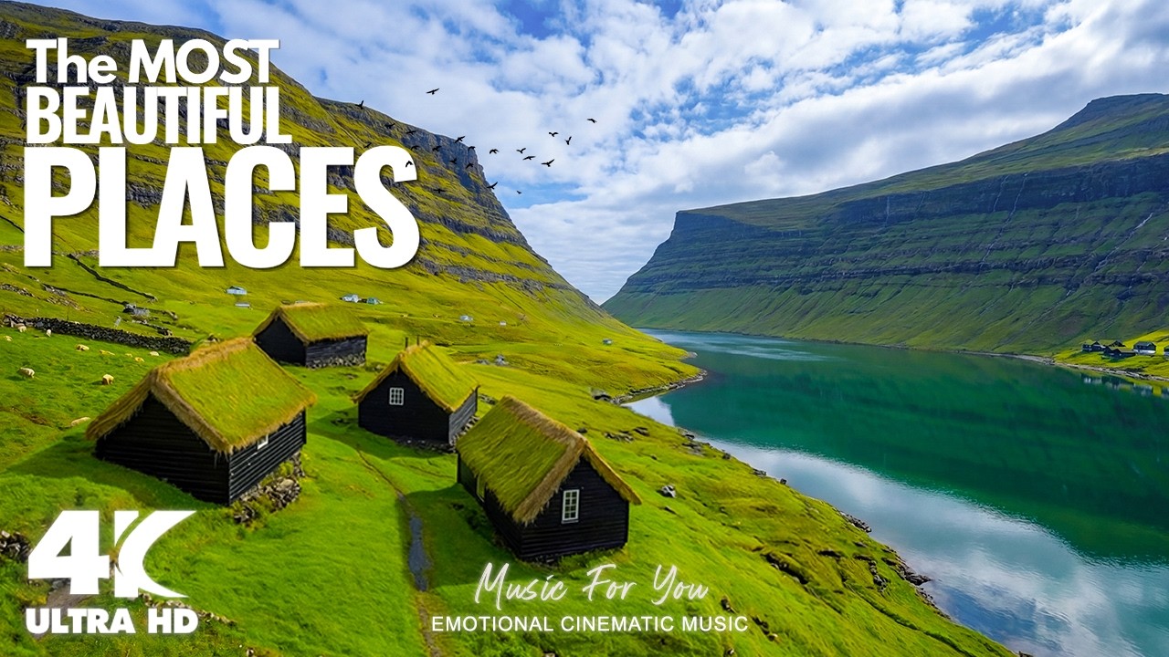 Most Beautiful Places in the World in 4K Video🌄Green Ambience Nature Film
