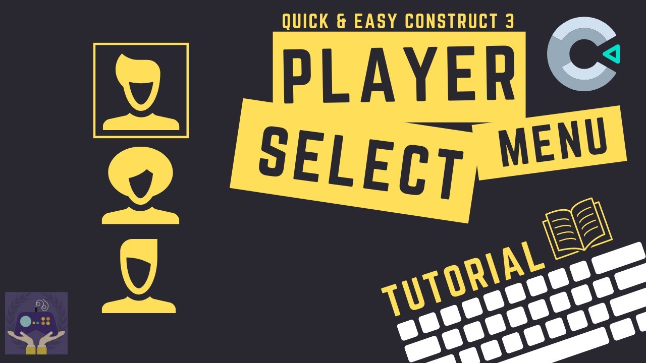 Простой экран выбора игрока — Учебное пособие по Construct 3
